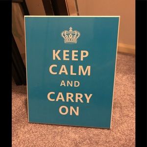 Keep Calm wall art